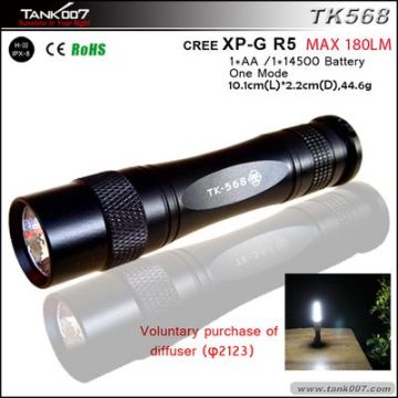 Mini Portable Flashlight CREE XP-G LED R5 180lumen Protable Flashlight Torch