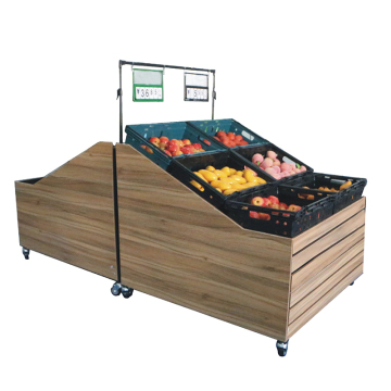 Customized Supermarket Shelf Display for Fruit and Vegetable Promotions