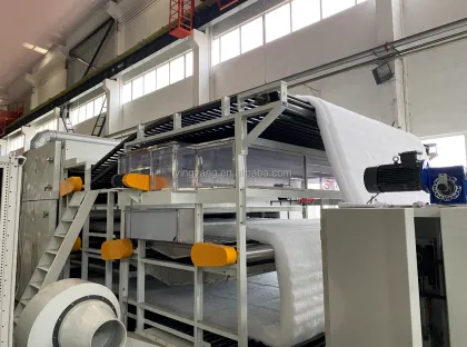 YING YANG Chemical Bonded Soft Wadding Production Line Machinery