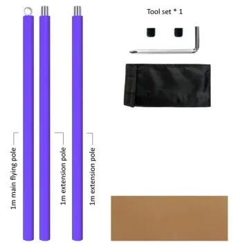 Purple Silicone Aerial Fly Pole Set - Aerial Pole Dance Equipment from China