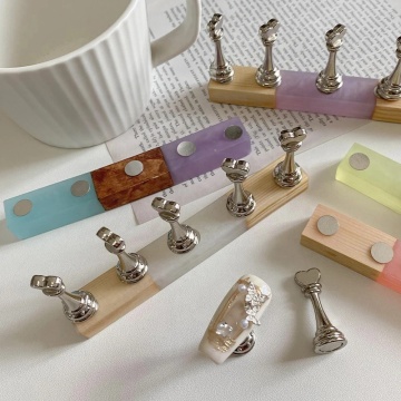 Qianya 2024 Wooden Nail Practice Holder