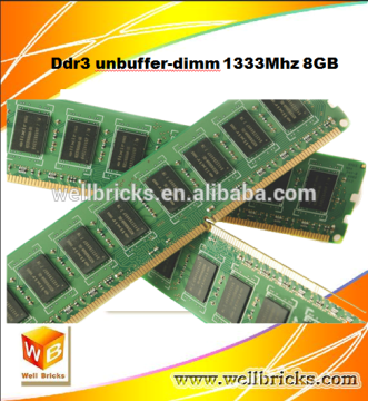 Best selling consumer products wholesale desktop 1333Mhz ddr3 ram 8gb