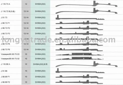 Shima seiki flat machine needles