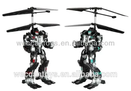 2.5CH RC Robot Helicopter with light RC battle robot with gyro