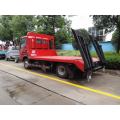 6 tons flatbed transport truck for delivery excavator