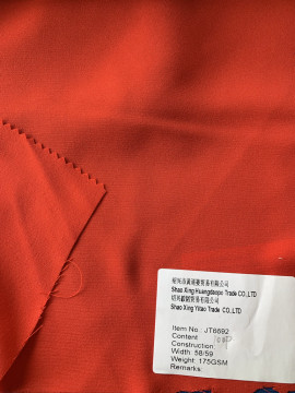 Lachsrosa 100% Polyester Breite 58/59 Stoff