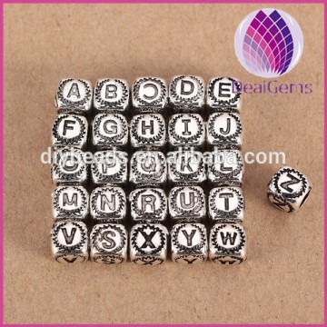 S925 Thai Silver Alphabet Beads