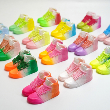 New Arrival: 3D Mini Sport Shoes Keyring - Canvas Rubber Tennis Shoe Keychain