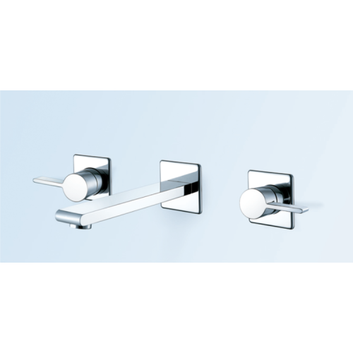 Chrome Wall Mounted Basin Mixer ○