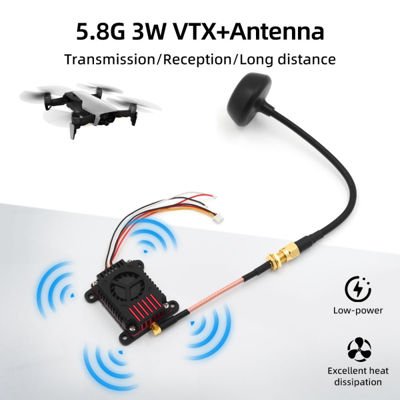 5.8G 3W VTX Long Range Video Transmitter 9