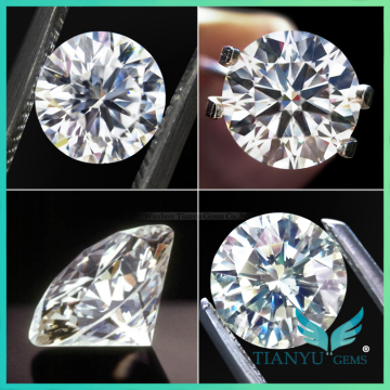 Made in China Wholesale Moissanite Diamond round brilliant moissanite per carat price