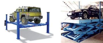 Cutting fork lift truck