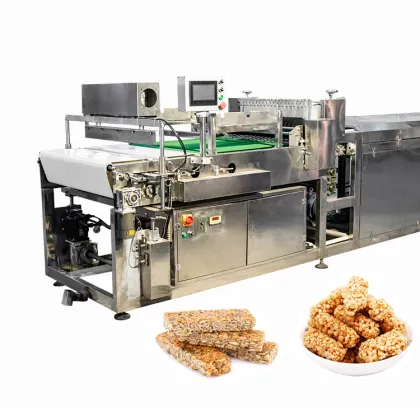 Mango Chocolate Candy Muesli Energy Cereal Bar Production Line