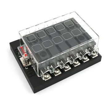 10 Way Screw Type ATS Fuse Terminal Block with Tin-plated Copper Terminals