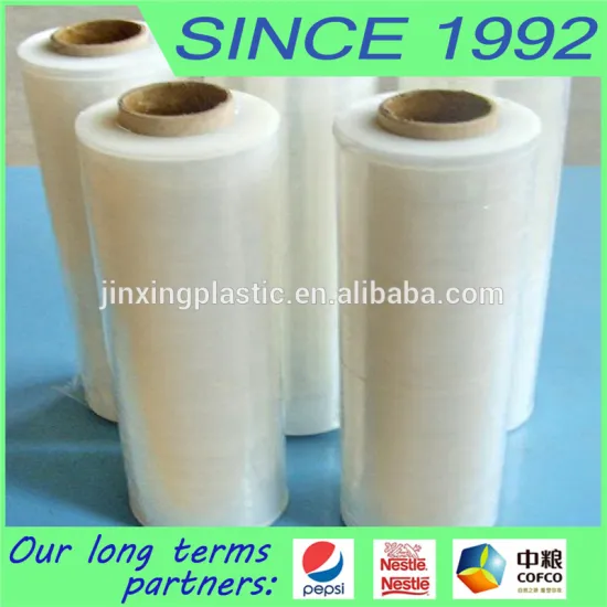 23 micron hand use plastic film pallet wrap