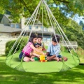 Outdoor Double Hammock Daybed Swing Bed With Pillow