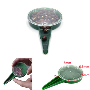 5 In 1 Adjustable Size Seeder Dial Adjustable Seed Dispenser Sower Seeder Plastic Disseminator Farm Garden Plant Supplies Tool