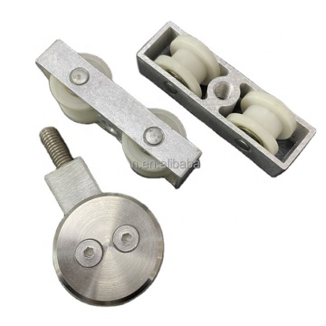 Sliding Door Track, Wheels, and Accessories for 10mm Glass Panels