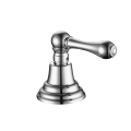 Wall mounted double lever basin mixer for concealed installation faucet