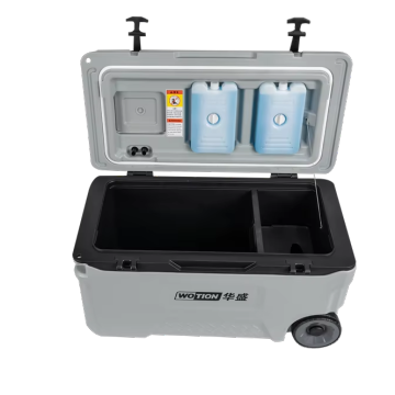70L Insulated Fishing Ice Cooler Box - Large Capacity Storage for Camping & BBQs