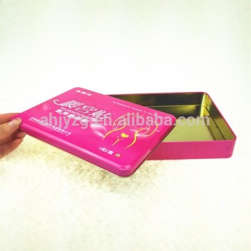 rectangle metal mask jewelry packaging box