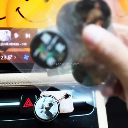 Retro Vintage Rotary Gramophone Air Freshener Clip