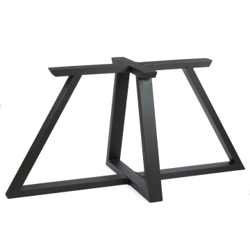 Metal Dining 28 Inch Trapezoid Table Base
