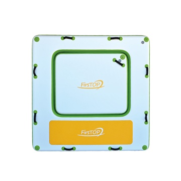 China Manufacturer Drop Stitch Floating Inflatable Dock Platform Square Mesh Dock