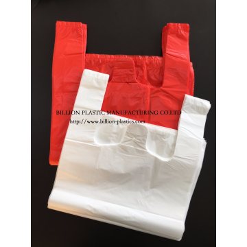 Plastic Grocery Retail Carry out Bags T-Shirt Bag