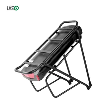 LVCO Electric Bicycle Removable 48V-1000W Battery Pack with Rack