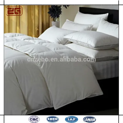 High Quality Soft White Luxury Down Feather Quilt