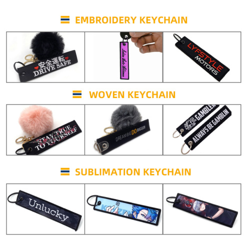 Custom Shaped Anime Key Tag Jet Tag Keychain