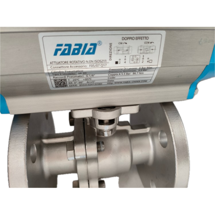 Van bi mặt bích khí nén đáng tin cậy