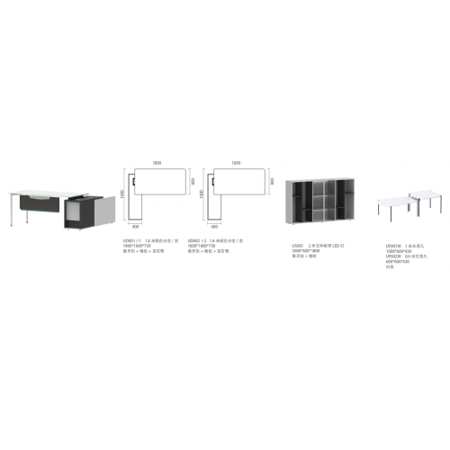 Modernes Design-Büromöbel 6-Personen-Personen-Sitz