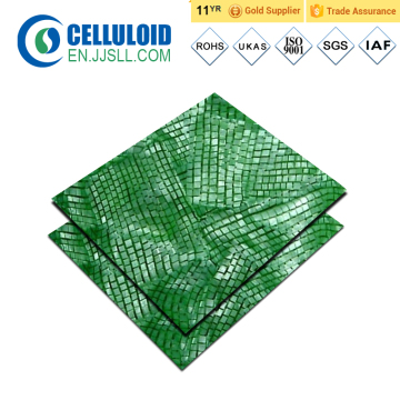 Factory price color patterns plastic celluloid sheet