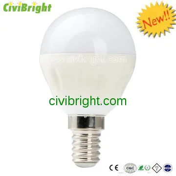 LED Bulb Light 4W P45 E14 got CE&RoHs