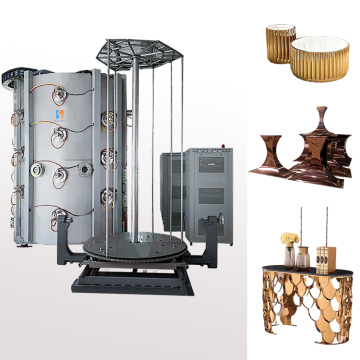 MAIF Multi-Arc Vacuum Ion Coating PVD Service for Sanitary Ware, Tableware, Kitchenware, and Hardware: Gold Finish
