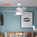 Ventiladores de teto decorativos com luzes remotas de luzes LED