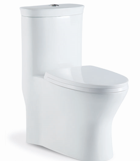 Simple WC Siphon One Piece Toilet