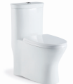 Λευκό απλό WC Siphon Ένα κομμάτι τουαλέτας