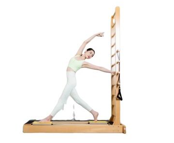Wall-Mounted Pilates Reformer Studio Unit: Comprehensive Fitness Solution for Core Strength and Body Conditioning