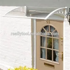 door canopy/door awning/front door canopy/greenhouse/garden shed/car garage/polycarbonate board/rain shelter