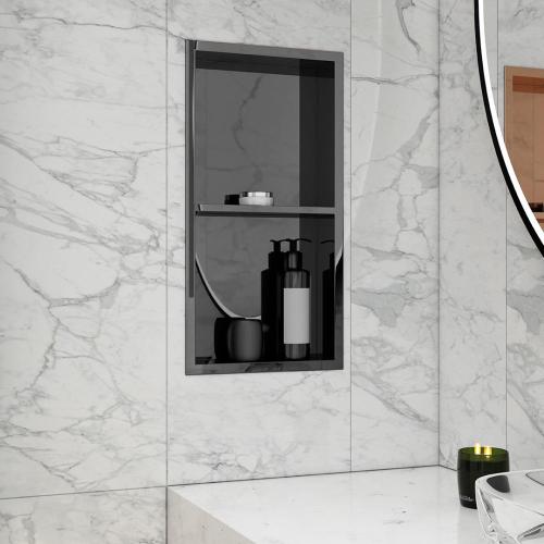 Stainless Steel Bathroom Recessed Shelf Shower Niche