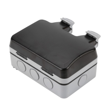 Hot Sale IP66 13A UK Standard Double Waterproof Switch Socket Box