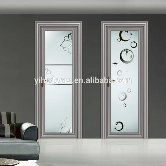 Beautiful whole sale aluminum door/bathroom door/interior door modern design