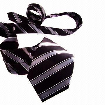 100% Microfiber Poly Jacquard Tie, Fashionable Classic Design, Customized Designs are Accepted