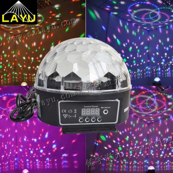 Budget-Friendly Full Color Changing LED Magic Ball Lighting System for KTV, Family Parties, Disco, and DJ Events