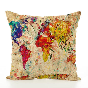 Map's light up pillow cover