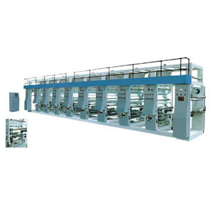 Multicolor roto gravure printing machine