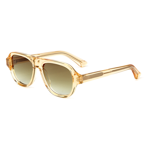 Retro Double Bridge Pilot Acetate Sunglasses ME2007